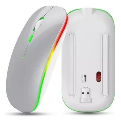 Mouse Sem Fio Pilha Recarregável A Gold Micro Usb Ms-02 Cor Preto