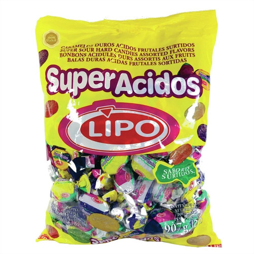 Caramelos Lipo Super Acidos 2 Bolsas X 1kg- Las Gol Del Tio-