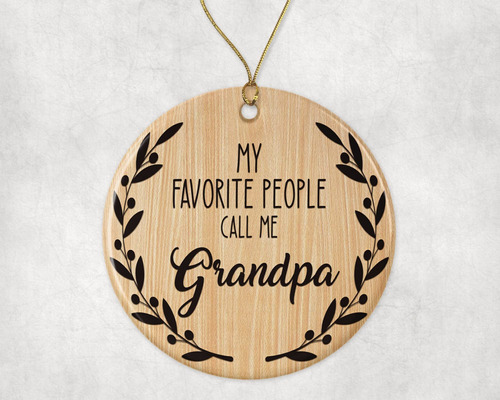 S Adorno «my Favorite People Call Me Grandp» Para Abuelo