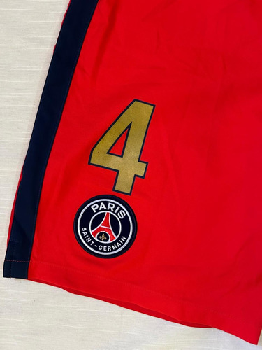 Short Psg Paris Saint Germain Utileria Copa De Francia (Usado)