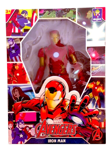 Figura De Acción  Ultimate Marvel Iron Man Juguete 50 Cm  