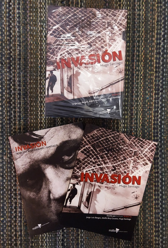 Jorge Luis Borges Adolfo Bioy Casares Invasion Libro+2 Dvd
