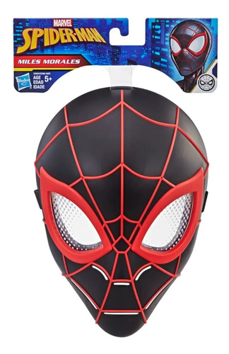 Máscara Juguete Marvel Spiderman Miles Morales Hasbro Febo