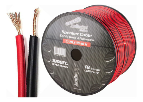 Bobina De Cable De Cornetas Calibre 18 300 Metros Audiopipe 