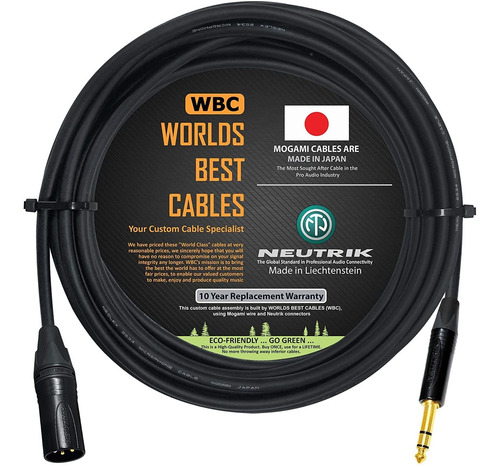 Cable De Conexion Cuadruple Trs 1/4  M/m | Mogami 2534