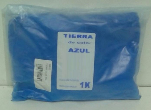 Paquete De Tierra De Color Azul Para Marcar X Kilo