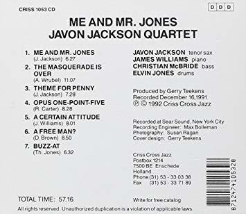 Jackson Javon Me & Mr Jones Usa Import Cd