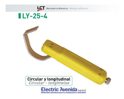 Imagen 1 de 3 de Pela Cables Circular Ly-25-4 Lct Alicate Electricavenida