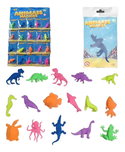 Bicho Que Cresce Na Água Brinquedo Mágico Animais Sortidos