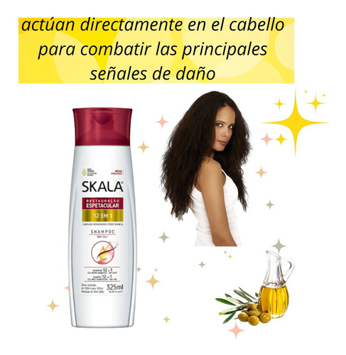 Shampo Skala Restauración 12 En 1 325ml Reparación Brillo
