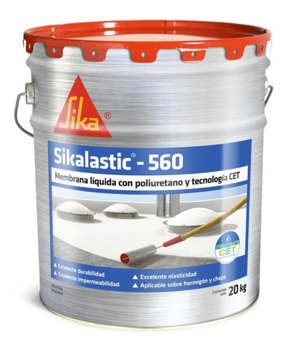 Sikalastic 560 Membrana Liquida Con Poliuretano 20 Kgs