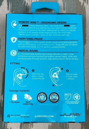Imagen 3 de 3 de Audifonos Jlab Fit Sport