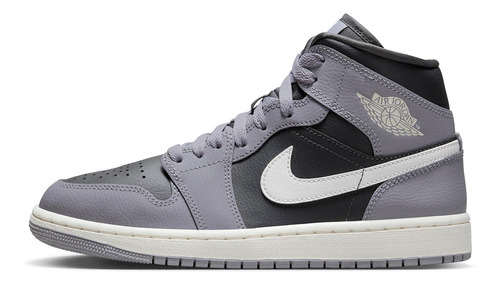 Zapatillas Jordan 1 Mid Cement Grey (women's) Bq6472_022   