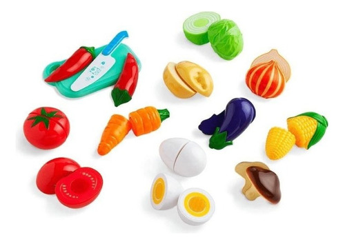 Creative Fun Super Feira Divertida 12 Legumes Com Velcro