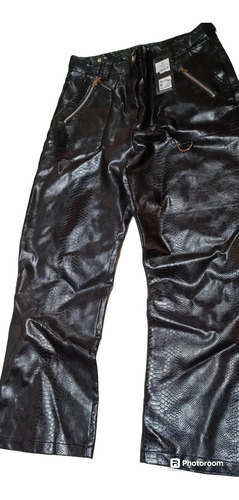 Pantalón Indian Mujer Cuero Ecocuero