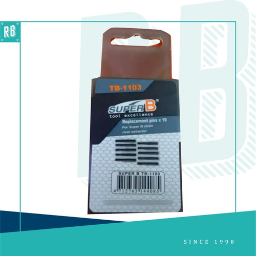 Imagen 2 de 9 de Repuestos Pin Cortacadena Super-b Tb-1103 X 10unid. - Racer