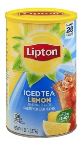 Te Lipton Iced Tea Limón En Polvo