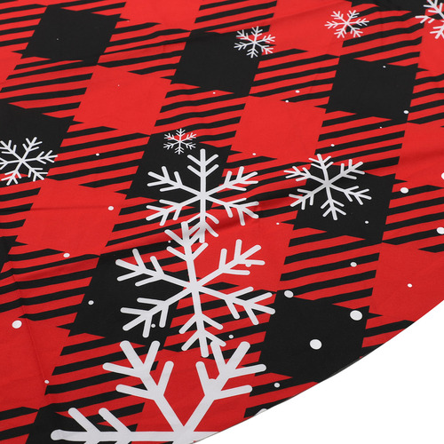 Mantel De Mesa Redondo Para Navidad, 60 Pulgadas, Poliéster,