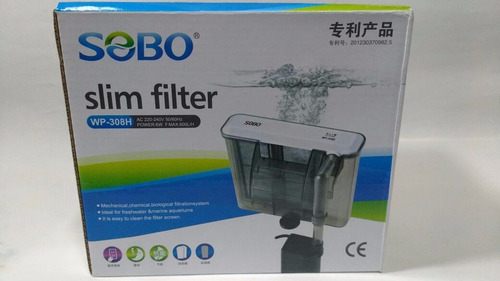 Filtro Externo Slim Aquário 600lt/h - Sobo Wp308h (220v)