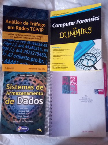 Livros Windows Server E Infraestrutura Exchage Server Computer Forensic Active Directory Infraestrutura Itil Analise De Tráfego Em Redes Iso 27001 E 27002 Sistemas De Armazenamento De Dados