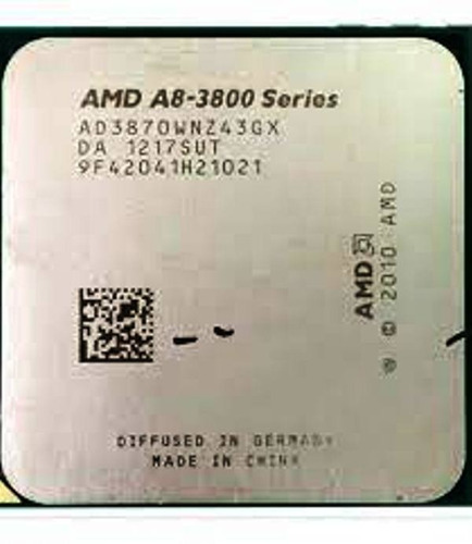 Procesador A8 3870 3.0ghz Apu 4 Nucleos Amd  Apu  Fm1    