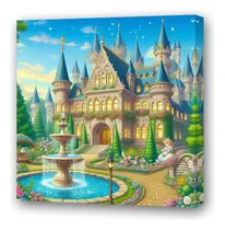 Comprar Cuadro 30x30cm Palacio De Cuentos Para Bellas Hadas C4