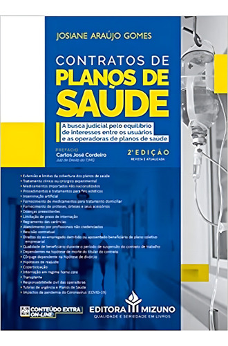 Contratos De Planos De Saúde - 2ª Edição