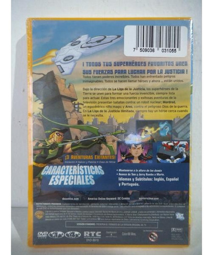 Imagen 2 de 2 de Liga De La Justicia Ilimitada Salvando Al Mundo Dvd