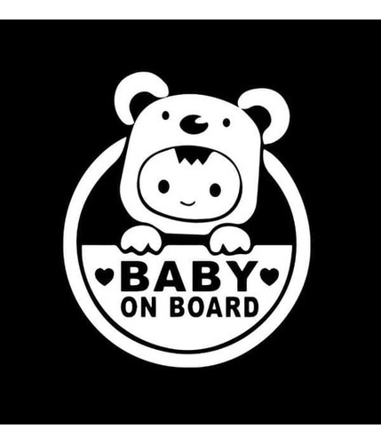 Vinilo Adhesivo Decorativo Bebe A Bordo Baby On Board 12