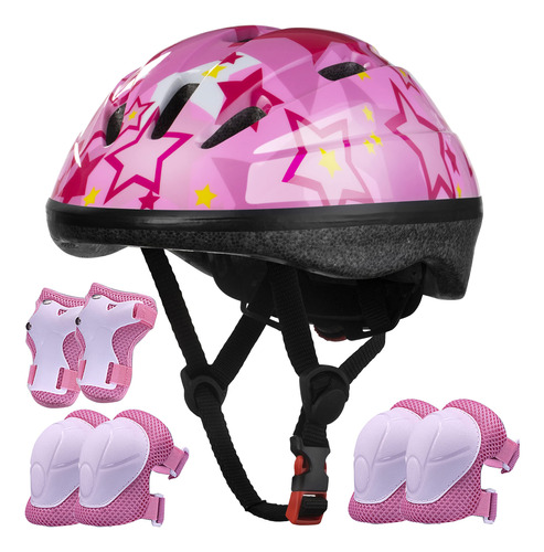 Casco Ajustable Para Nios De 3 A 8 Aos, Casco De Bicicleta P