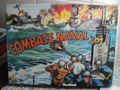 Antiguo Juego De Mesa Combate Naval 1970 Guau Vintage 