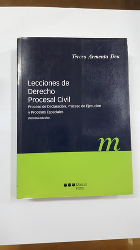 Armenta Deu. Lecciones De Derecho Procesal Civil