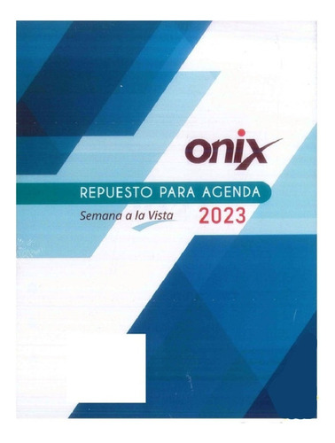 Repuesto Agenda Onix Semanal N° 8 Semana A La Vista