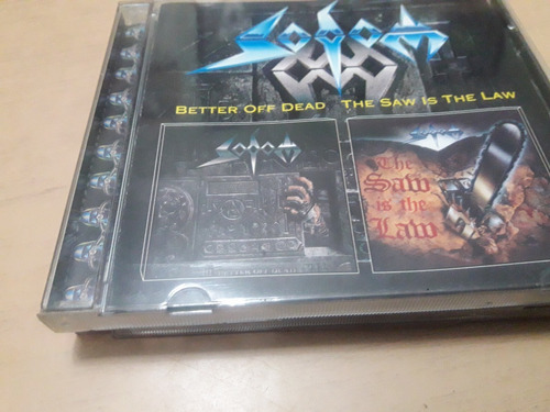 Sodom - Cd Better Off Dead - The Saw Is The Law 