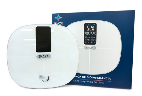 Balança De Bioimpedância Digital Cardio App Fitdays Ekaza Nf