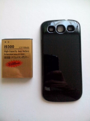 Bateria Extra Duracion 5100 Mah Galaxy S3 I9300 Con Carcasa