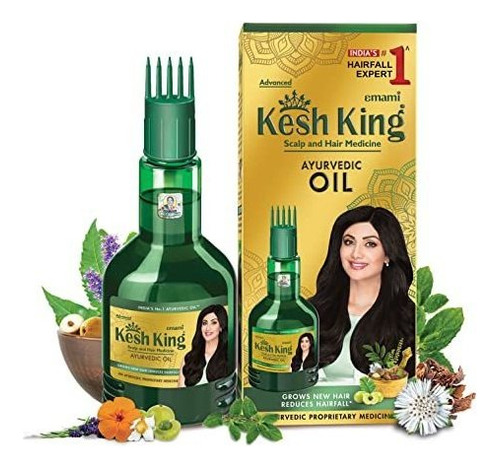 Kesh King Ayurvedic Scalp And Hair Oil, 100ml (hair Oil,