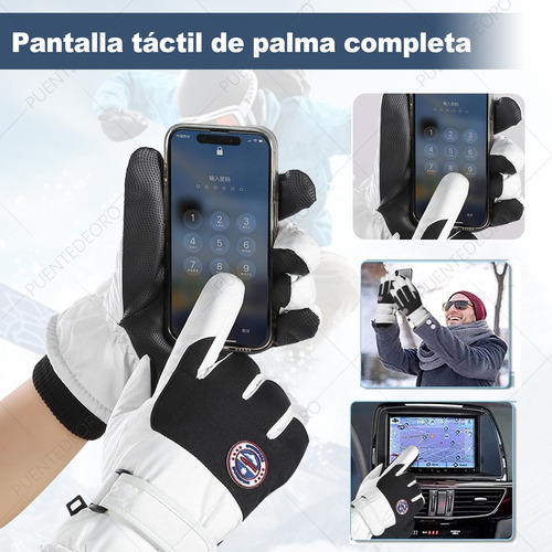 Guantes Térmicos Impermeables Touch Resistentes Deportivos