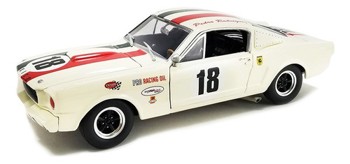 1965 Shelby Gt350r #18 Pedro Rodriguez Blanco 1:18 Acme