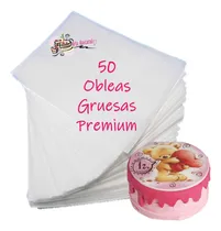 Comprar Hoja Arroz Oblea Doble Grosor 50 Pzas Comestible Enviogratis