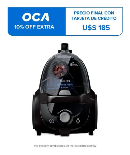 Philips aspirador sin bolsa con tecnología 2000 w powercyclone powercyclone  powerpro 5 filtro hepa 10 lavable fc8761/01|bagless vacuum cleaner|vacuum  cleanerbagless vacuum - AliExpress