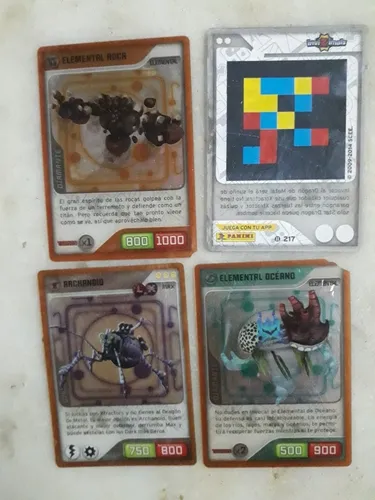 Invizimals Cartas, Cards, Son Transparentes (Usado)