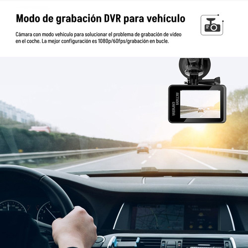 Cámara Deportiva 4k Ultrahd 60fps 24mp Pantalla Dual Touch