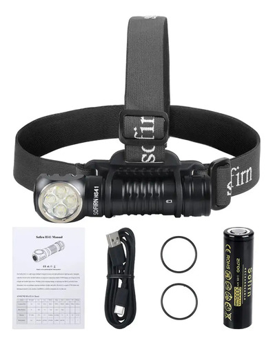 Linterna De Cabeza O Casco Hs41 Sofirn 4000 Lumen 325 Mtrs