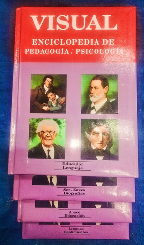 Obra En 4 Tomos Enciclopedia Visual, Pedagogía/ Psicología (Usado)