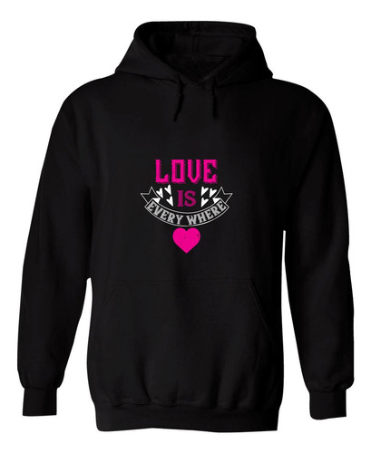 Sudadera Hombre  Hoodie San Valientín Corazones Amor 029