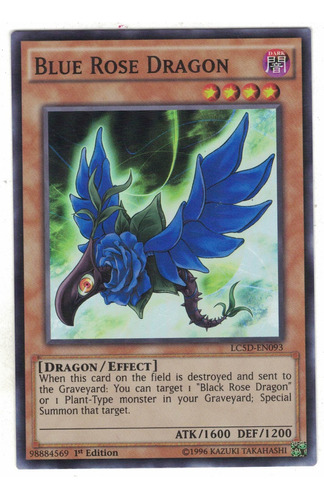 Yugioh Blue Rose Dragon Super 1st Lc5d-en093