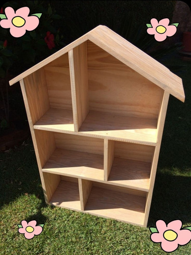 Casa Para Muñecas En Madera