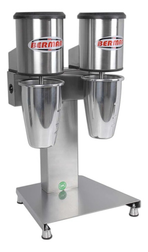 Batedor De Milk Shake Profissional C/ 02 Copos Bermar Inox