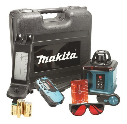 Nivel Rotativo Láser Makita Rango 200mt Con Detector Skr200z